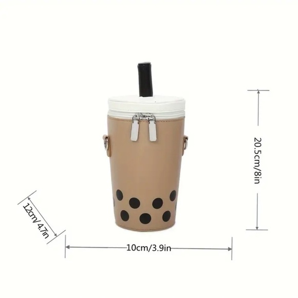 Adorable Boba Milk Tea Crossbody Bag - Picture 2 of 3